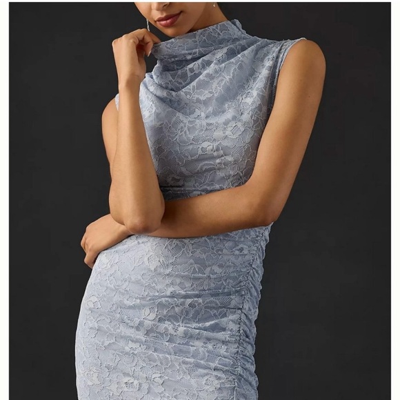 Anthropologie The Maya Ruched Cowl-Neck Dress: Lace Edition
Size XL NWT - Picture 3 of 9